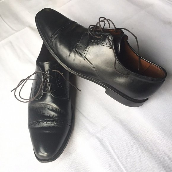 Allen Edmonds Clifton Cap Toe Shoes Size 10 Men Made In USA - Picture 1 of 6